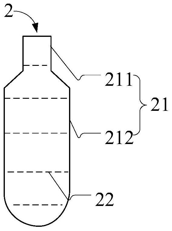 Starting device and fire extinguishing equipment