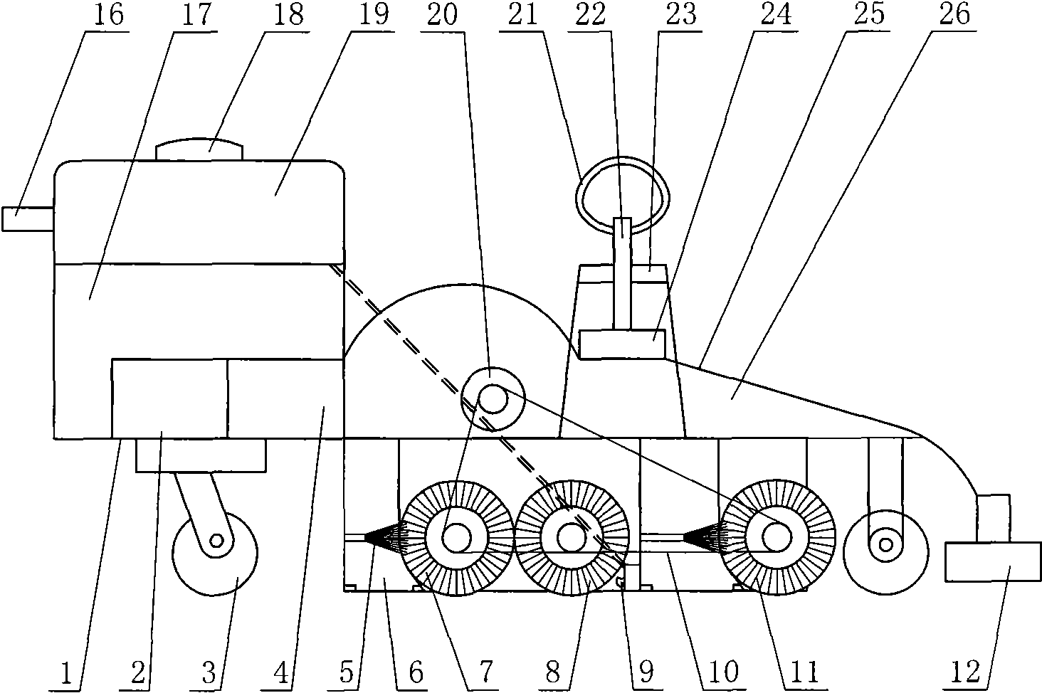 Floor cleaning machine