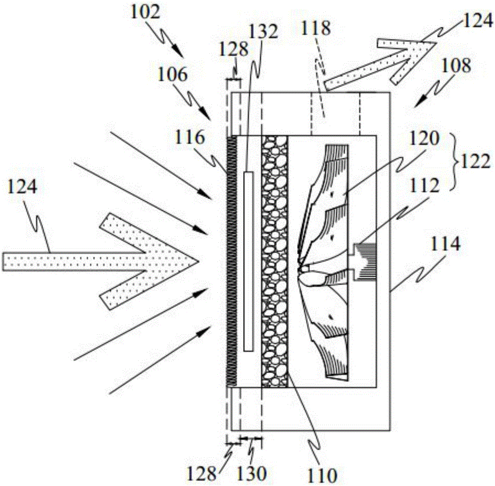 Air purifier achieving circular ventilation and one-way air exhaust