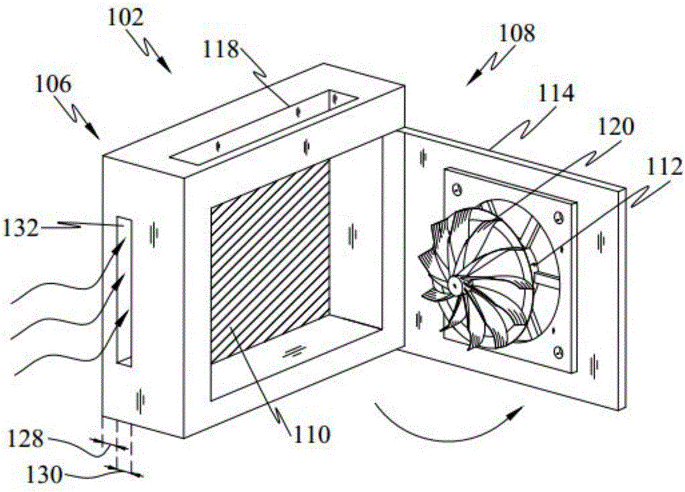 Air purifier achieving circular ventilation and one-way air exhaust