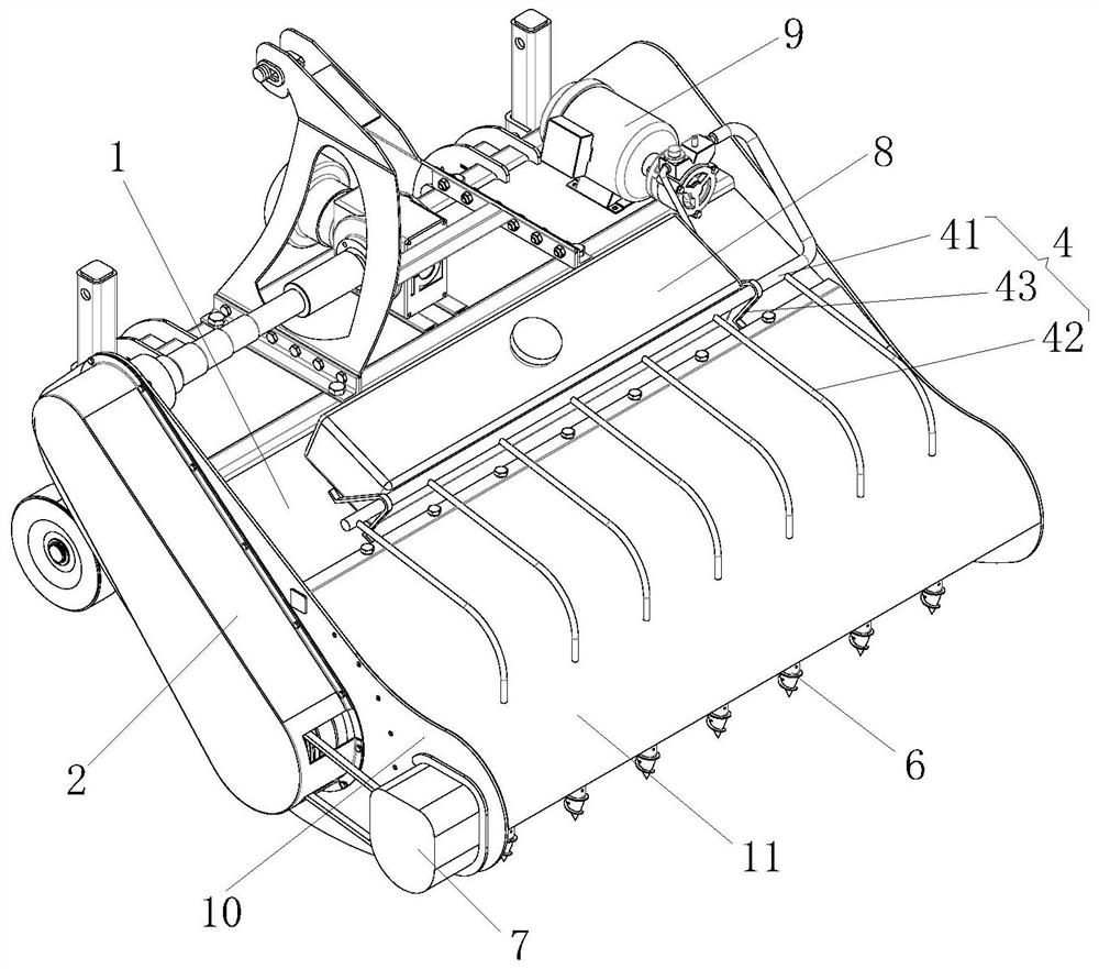 Soil pollution treatment device for environmental protection