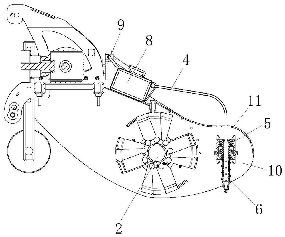 Soil pollution treatment device for environmental protection