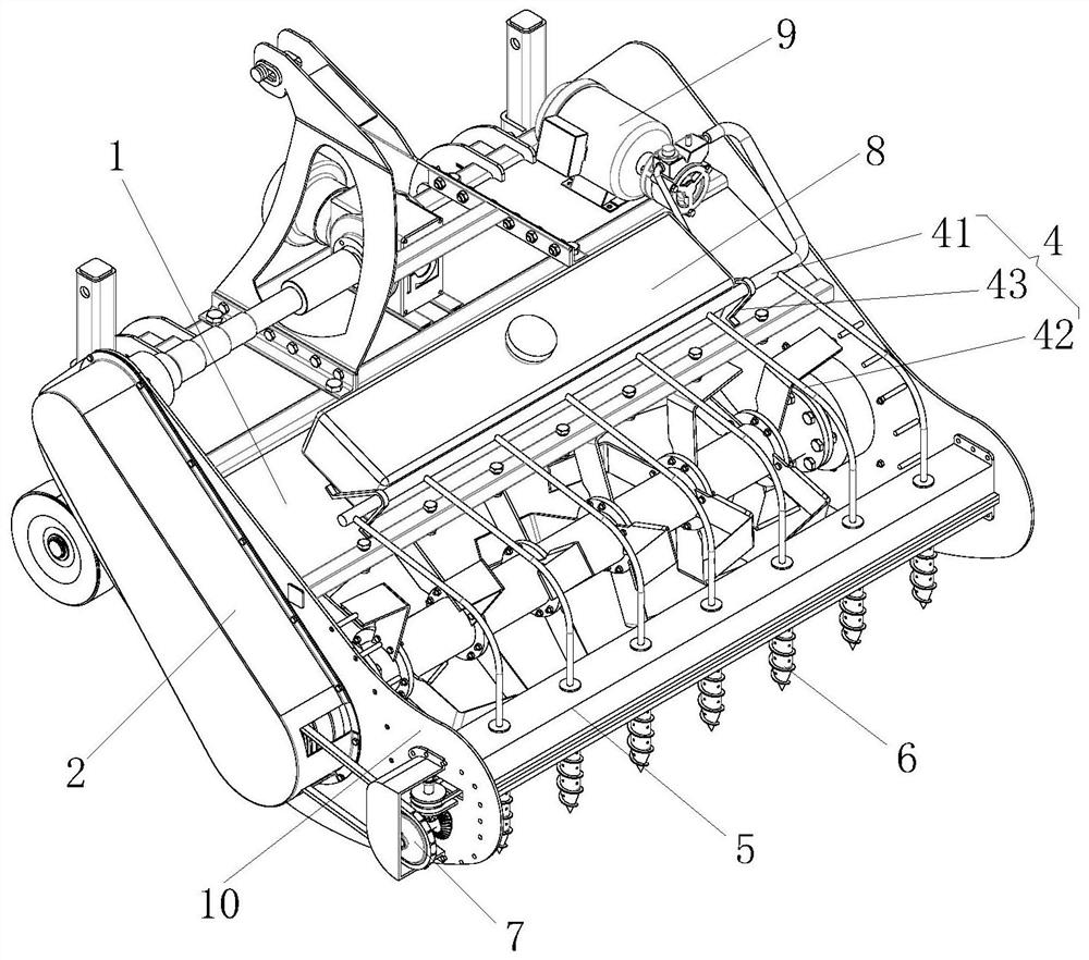 Soil pollution treatment device for environmental protection