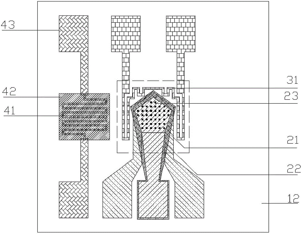 Humidity sensor device based on film volume acoustic wave resonator