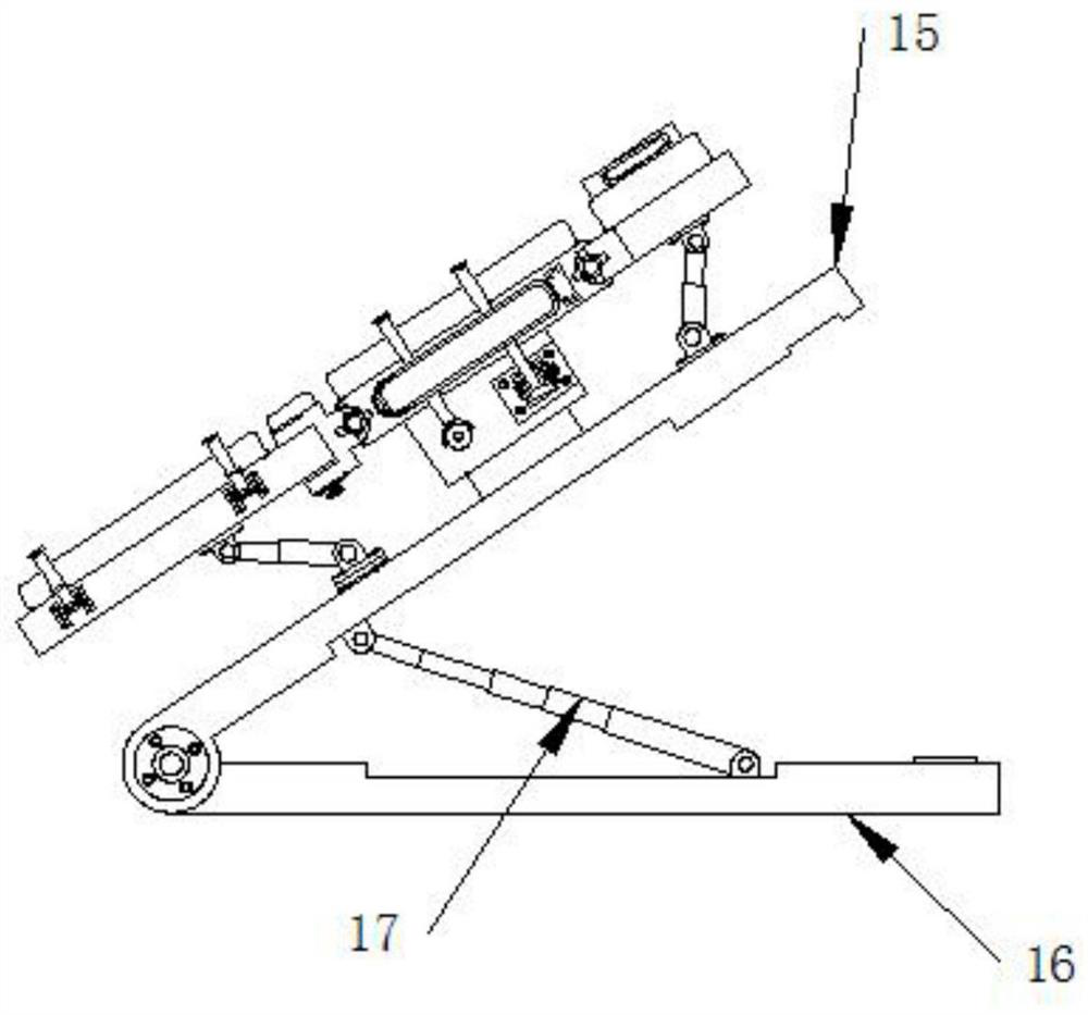 Adjusting device for tying device