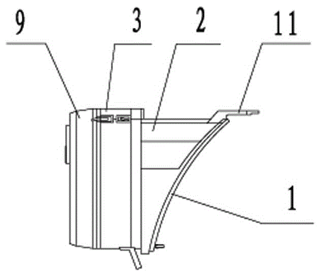 Double-screen-stacked combined colored total-liquid-crystal-display car instrument