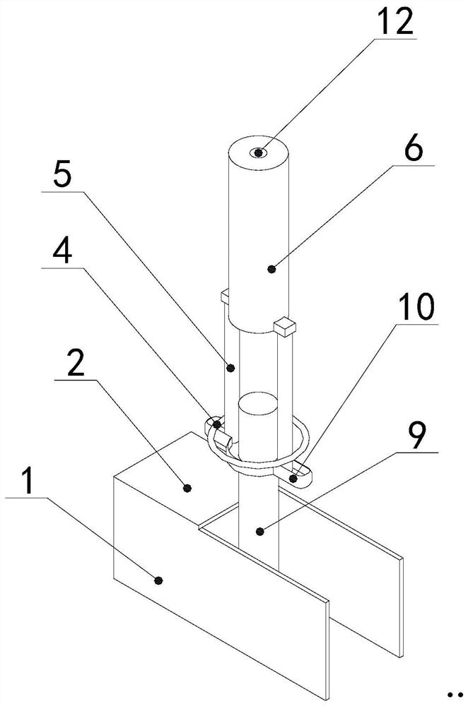 Quick jacking assembling device