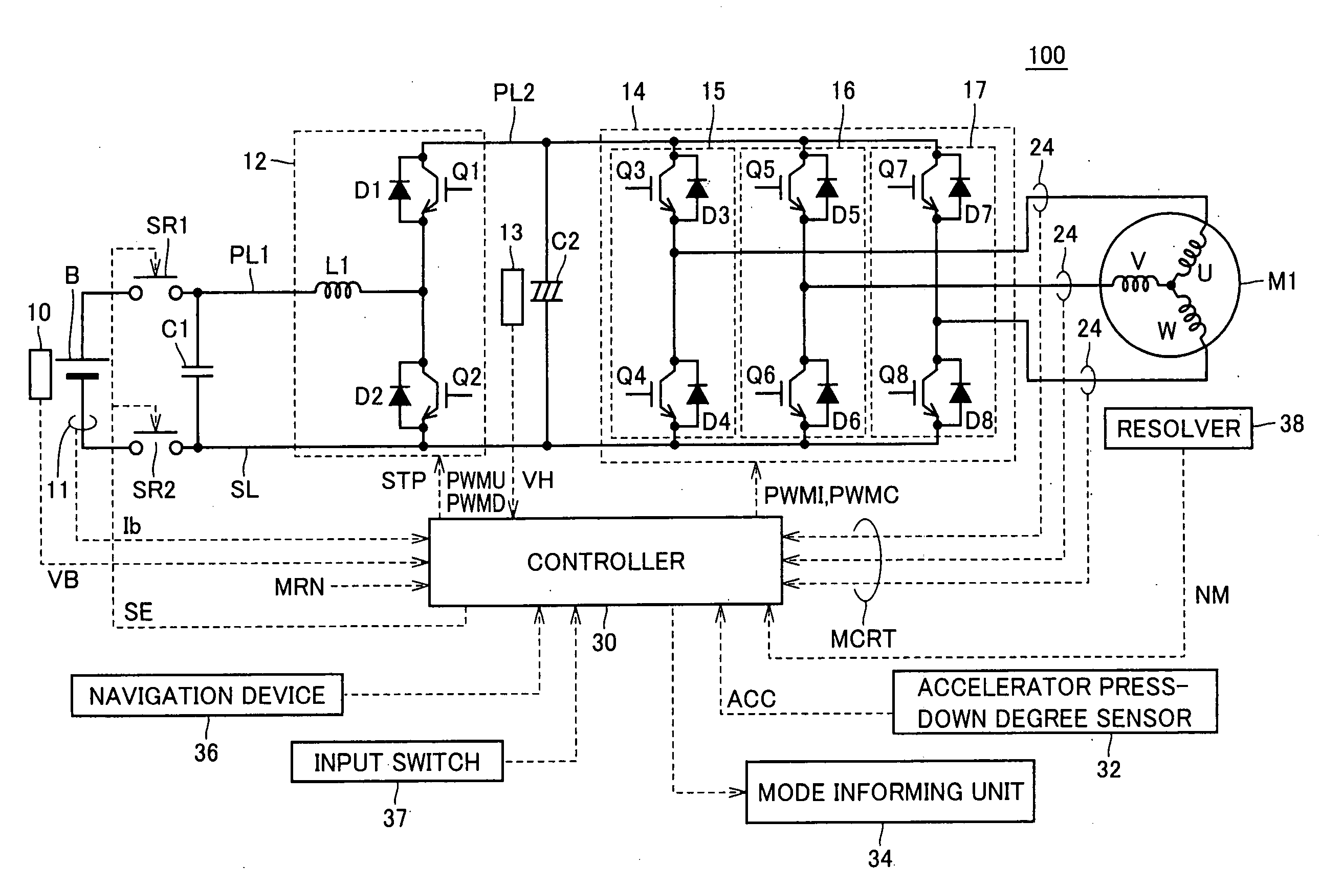 Motor Drive Device and Motor Drive Device Control Method