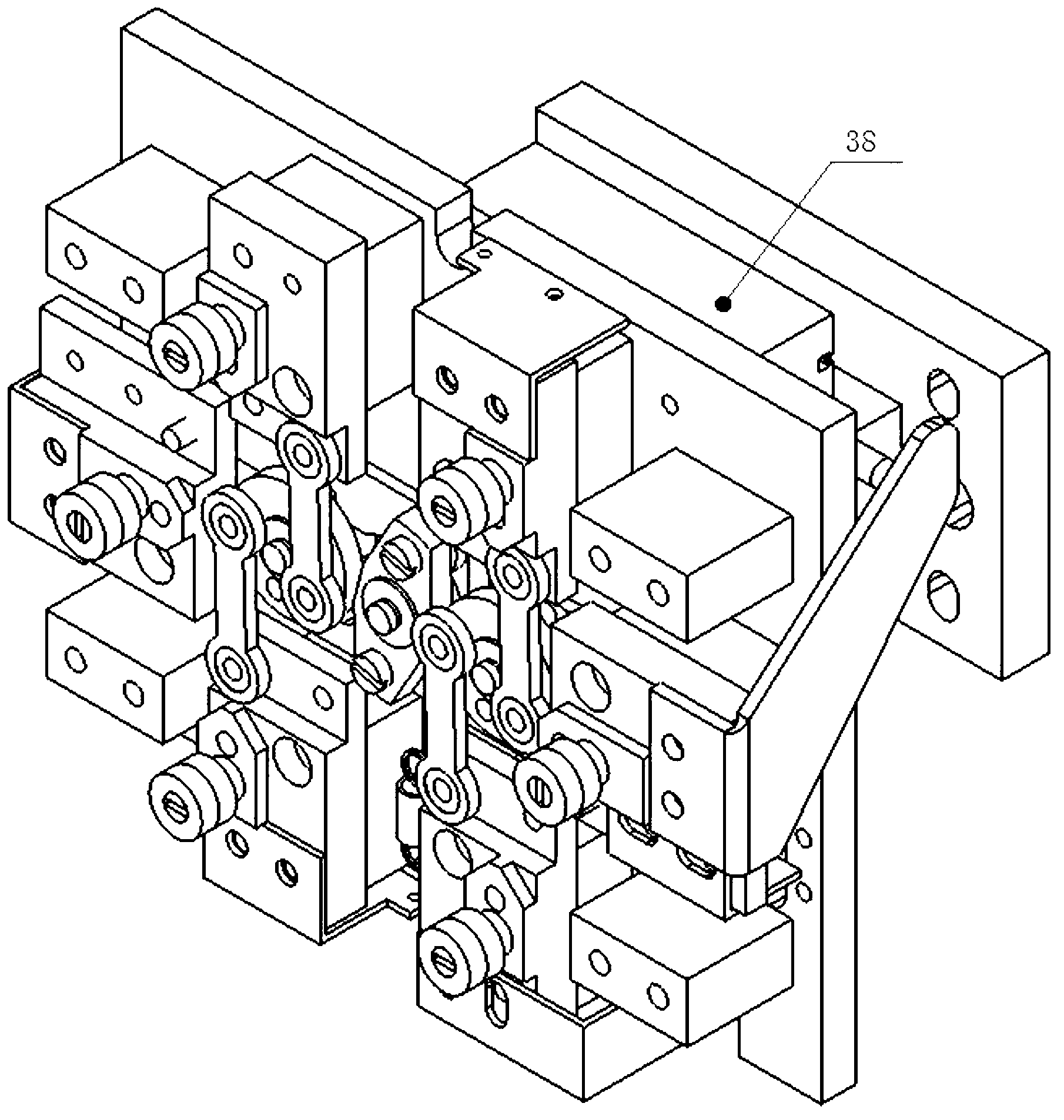 Automatic laser marking device for wafer resistor