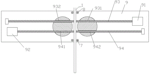 Power transmission cable bending device control system