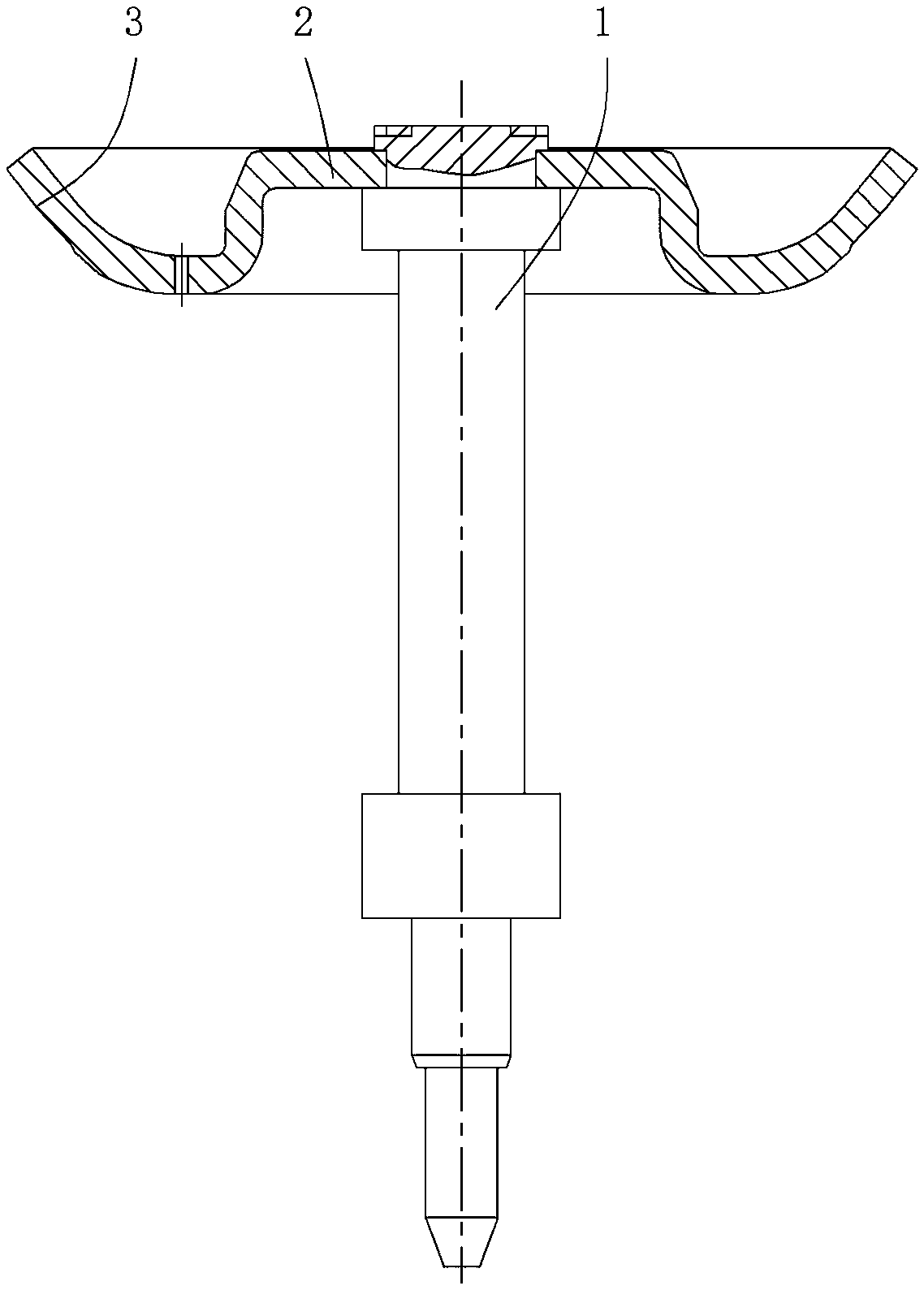 A support structure and a moving coil gas proportional valve with the support structure