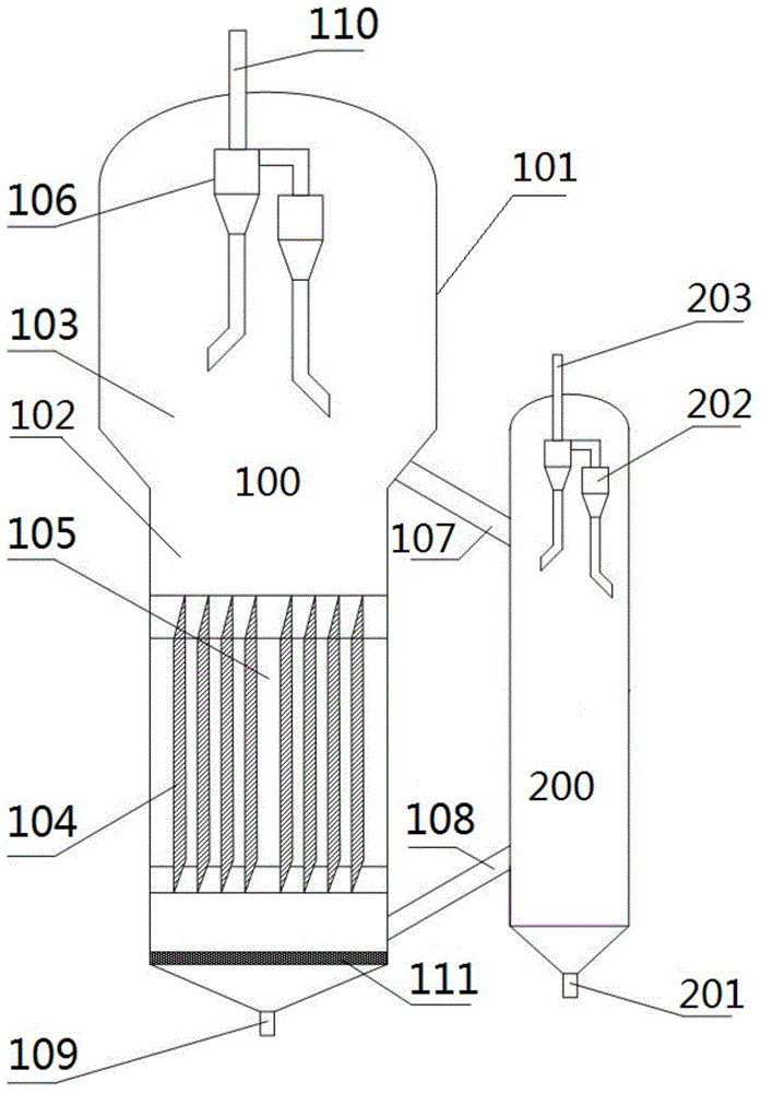 Fluidized bed reactor, fluidized bed reaction apparatus, and methane water-vapour reforming method