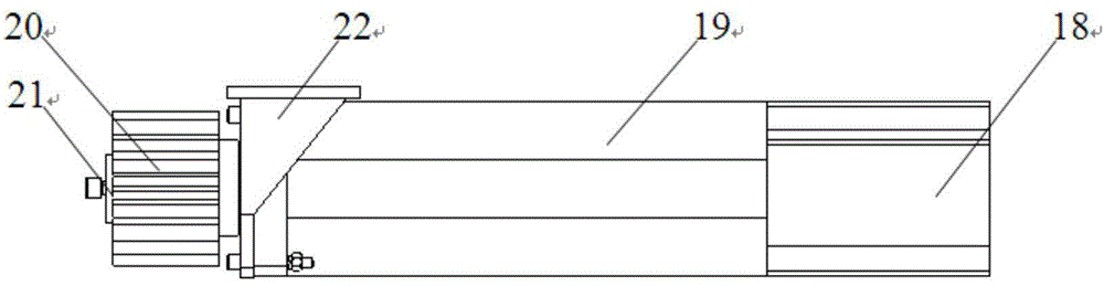 Thrust mechanism for filling device of universal aircraft