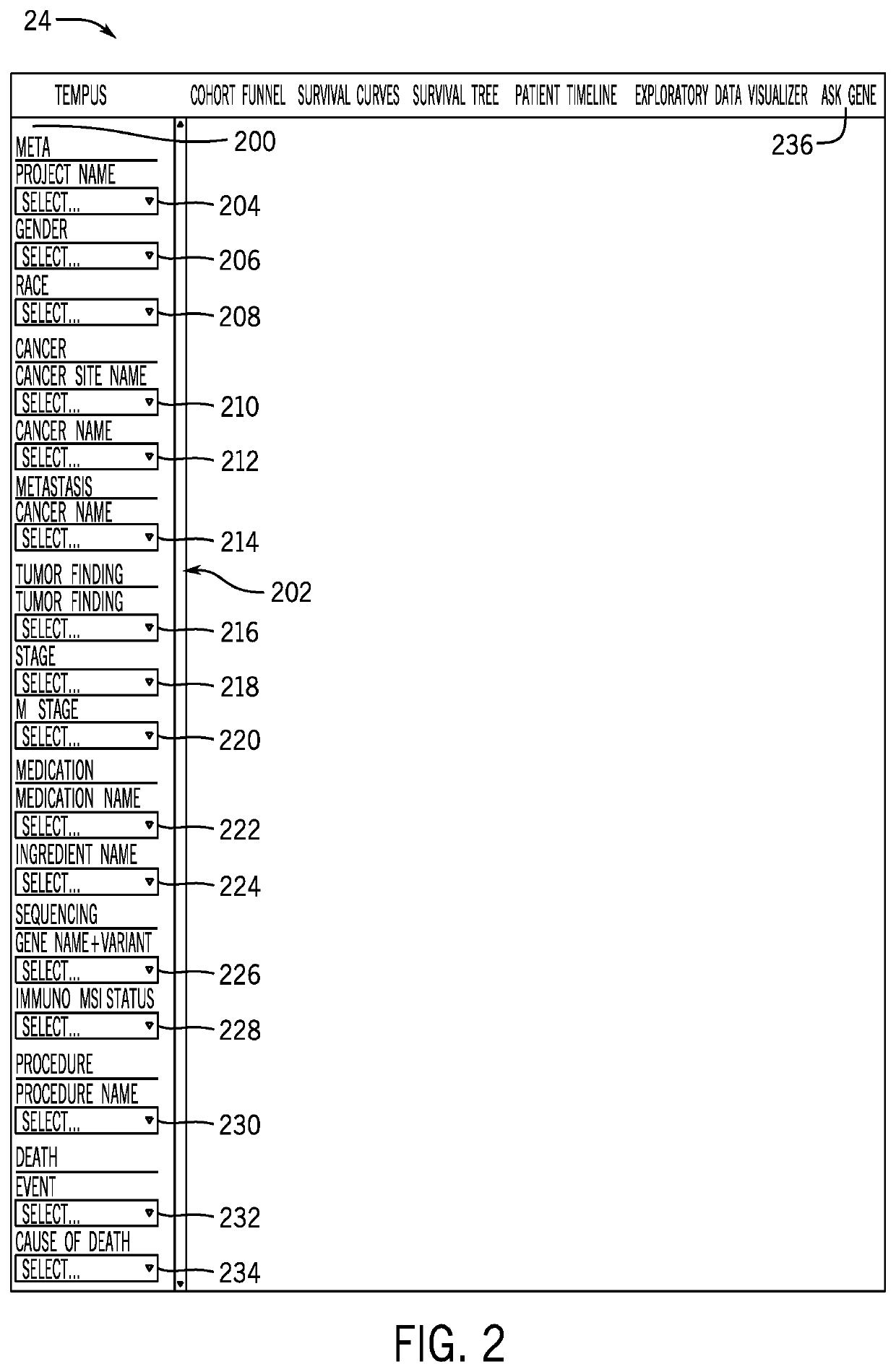 Method and process for predicting and analyzing patient cohort response, progression, and survival