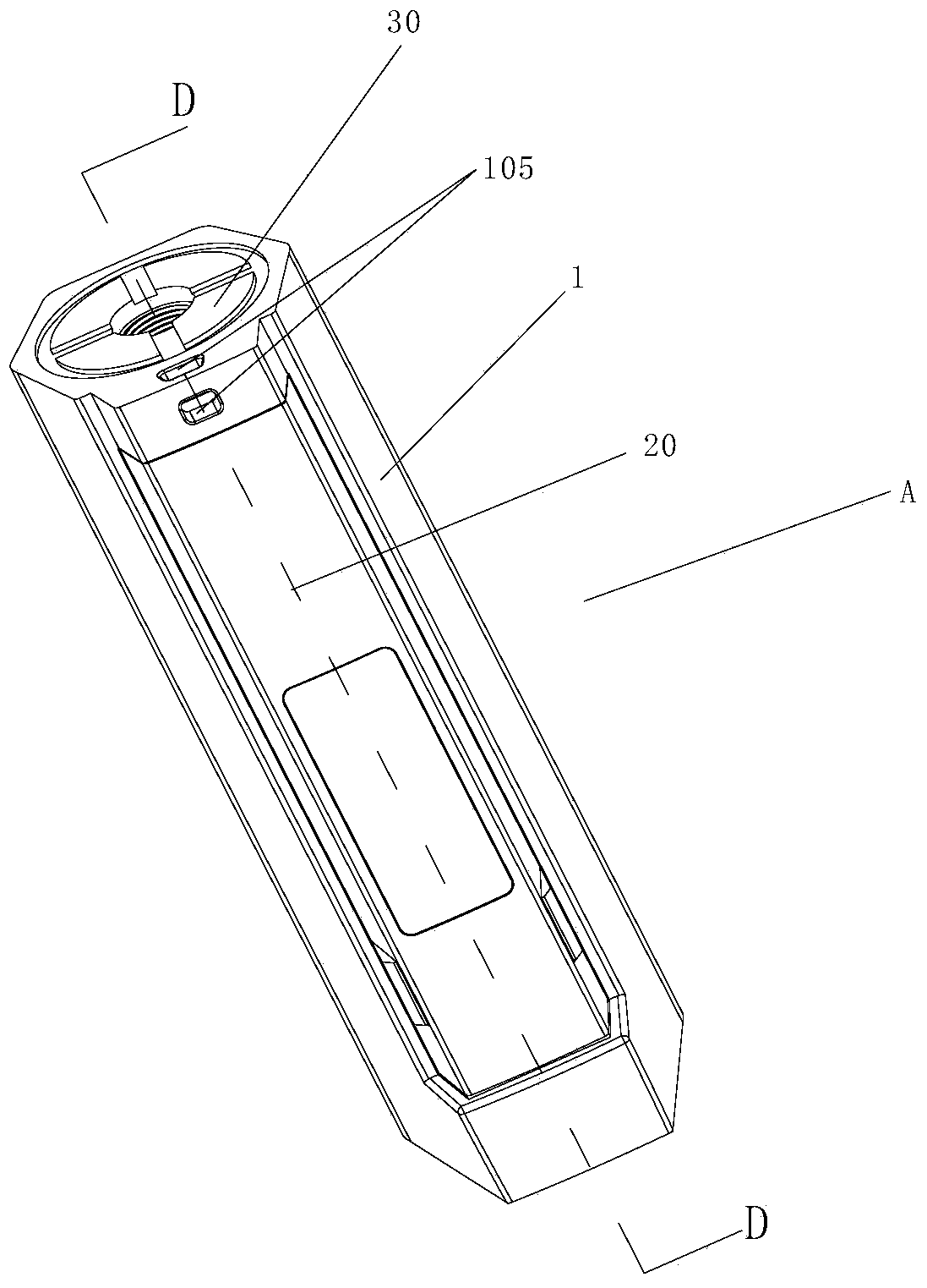 Electronic cigarette battery device and electronic cigarette thereof