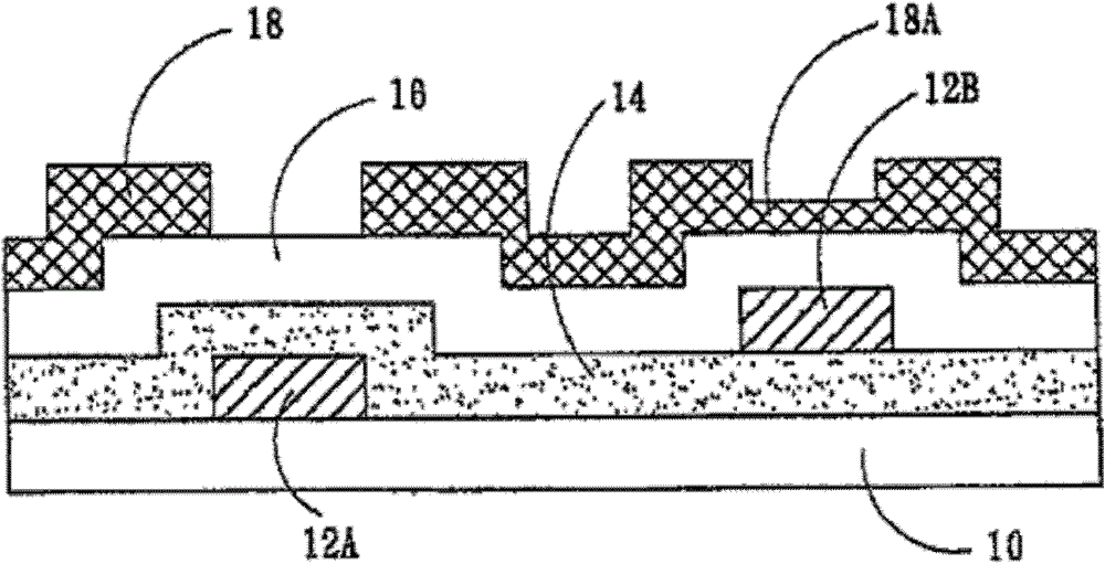 Display device contact hole forming method