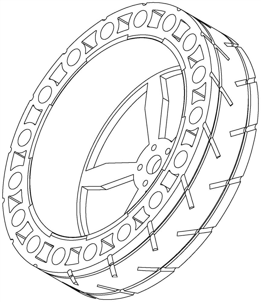 A kind of airless tire and its production process