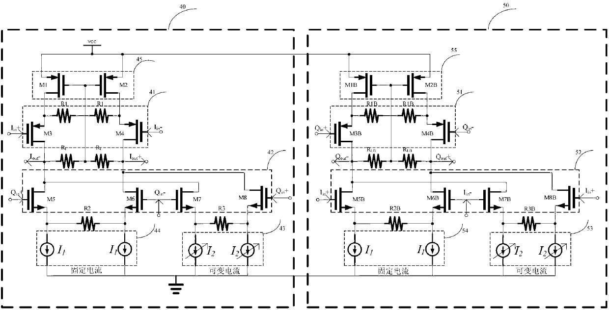 Orthogonal I/O (Input/Output) signal phase unbalance correcting circuit