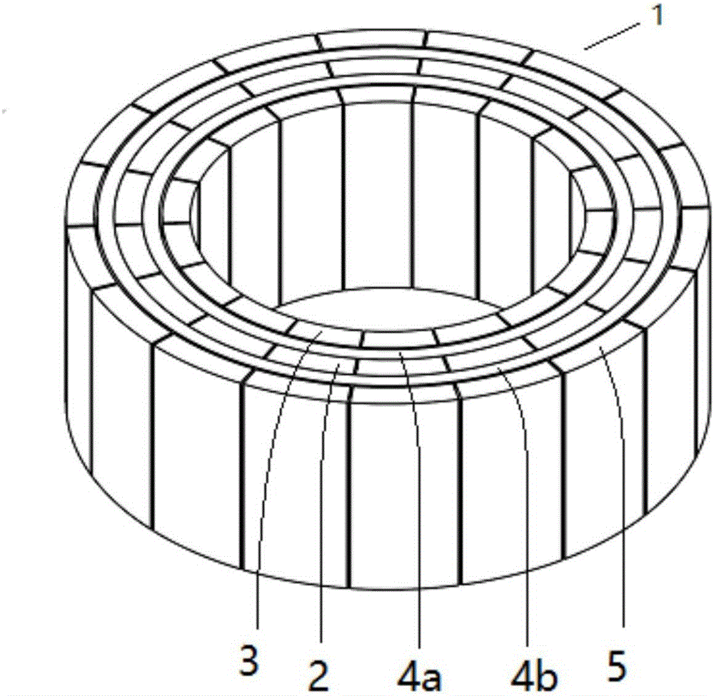 Electric eddy current damping magnetic spring based on multiple halbach permanent magnet arrays