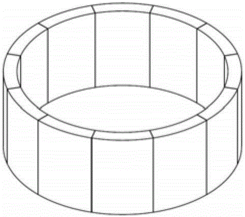 Electric eddy current damping magnetic spring based on multiple halbach permanent magnet arrays