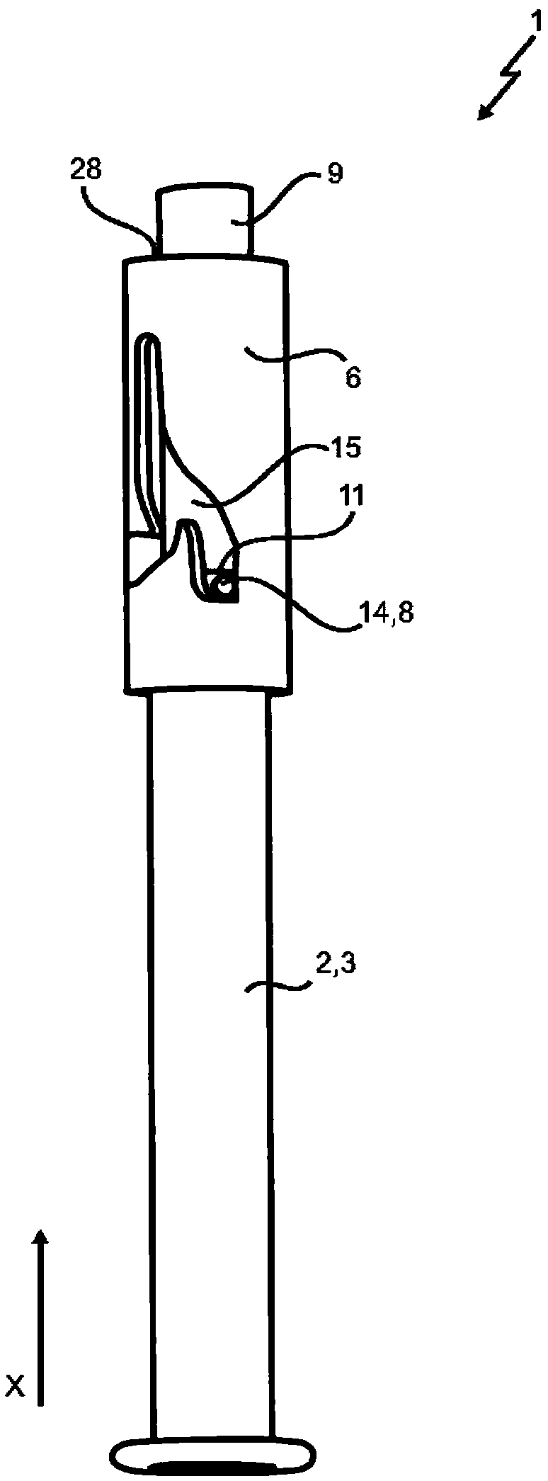 Safety device for a syringe