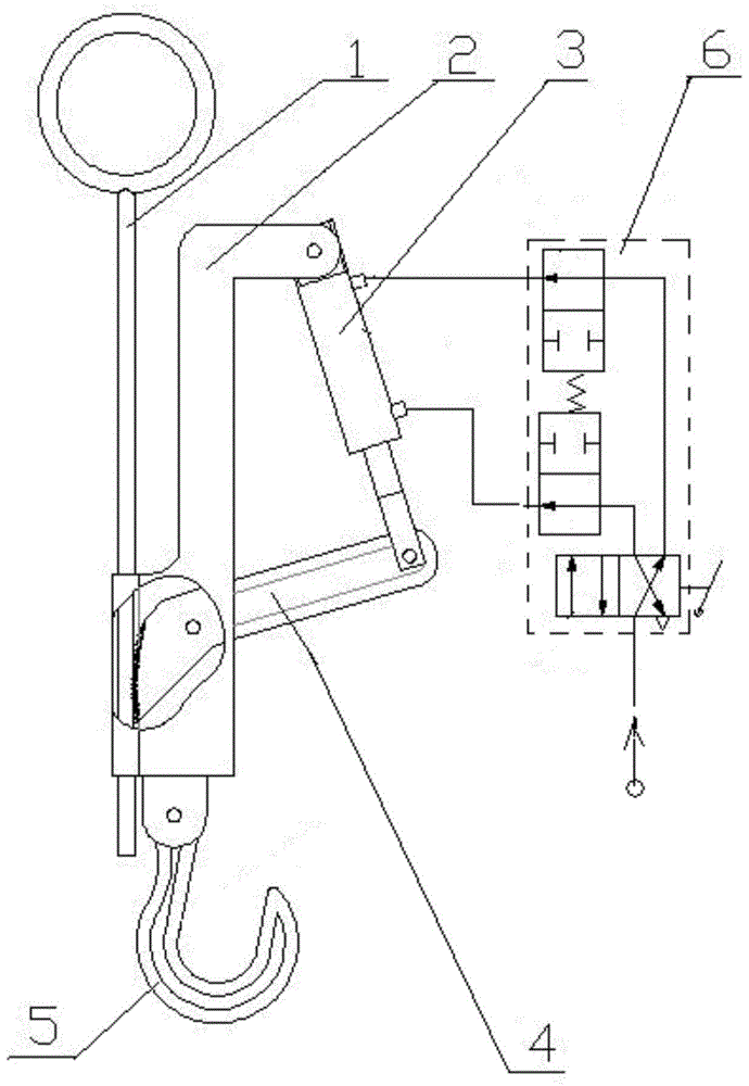 Automatic decoupling device and decoupling method thereof