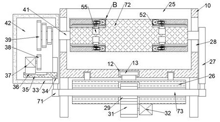 Plastic film folding and extruding production equipment