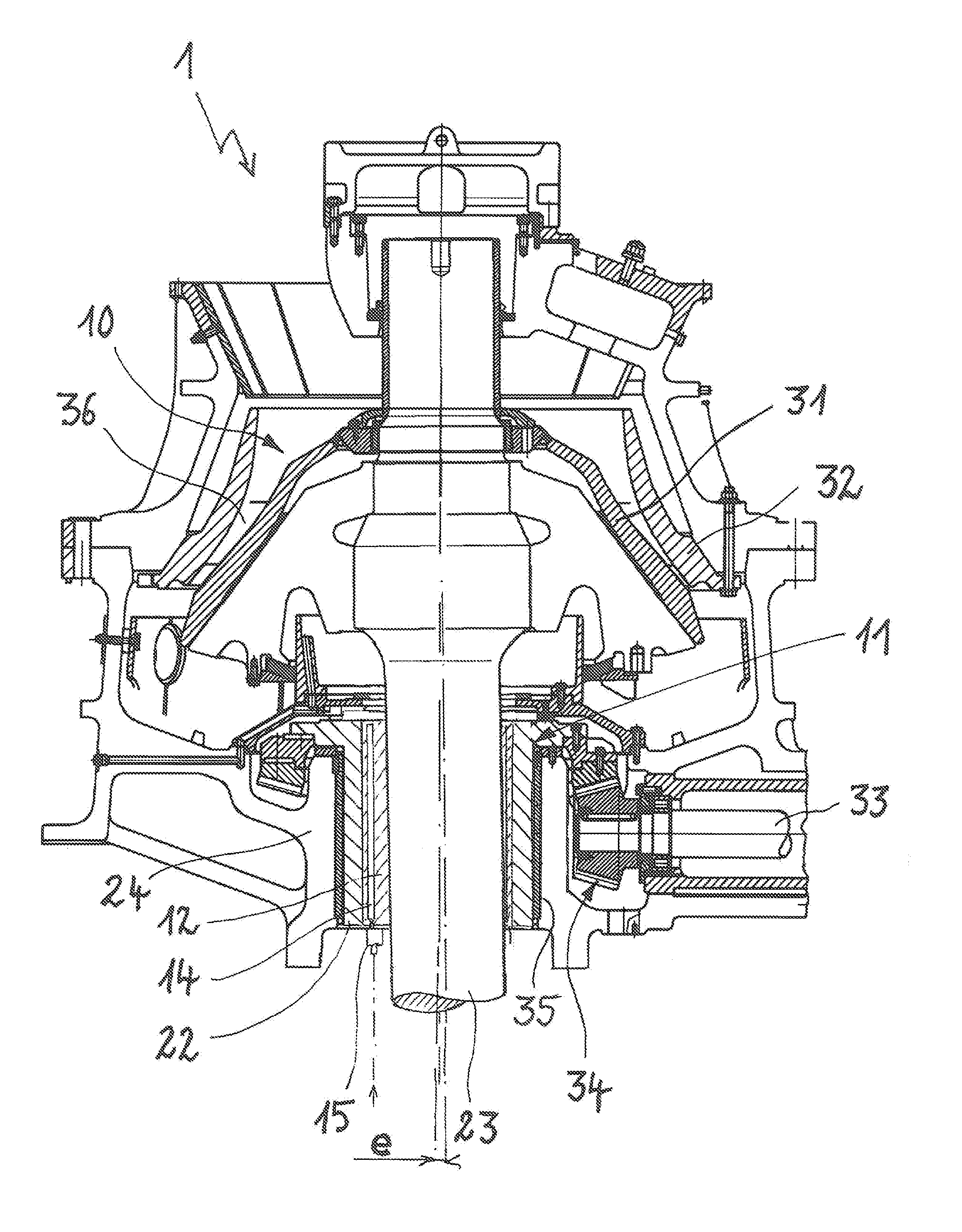 Crushers having adjustable eccentricity