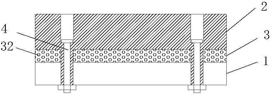 Anti-falling heat dissipation brake pad