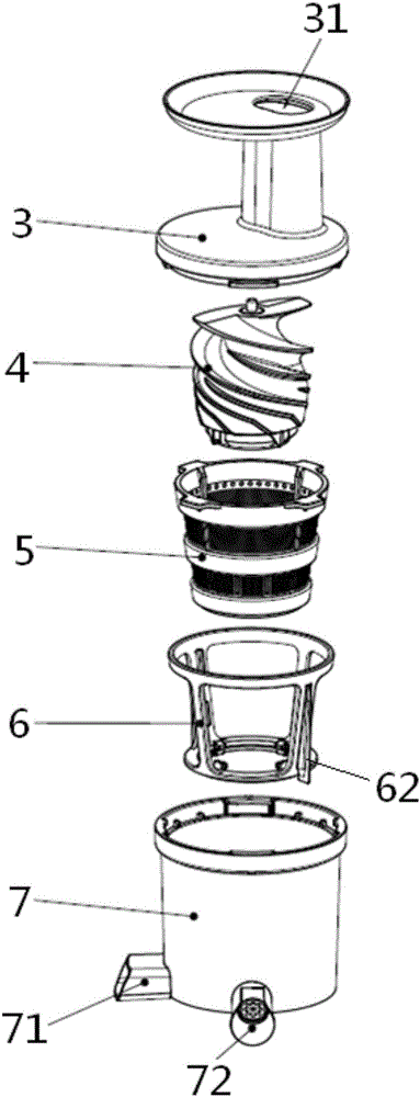 Screw juice extractor