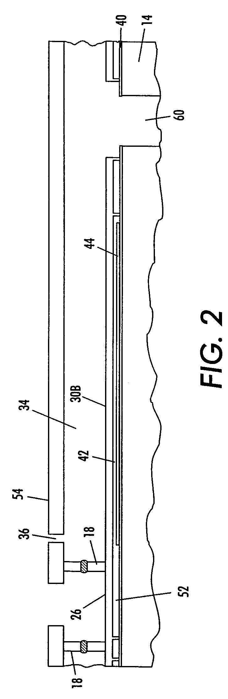 Pressure compensation structure for microelectromechanical systems