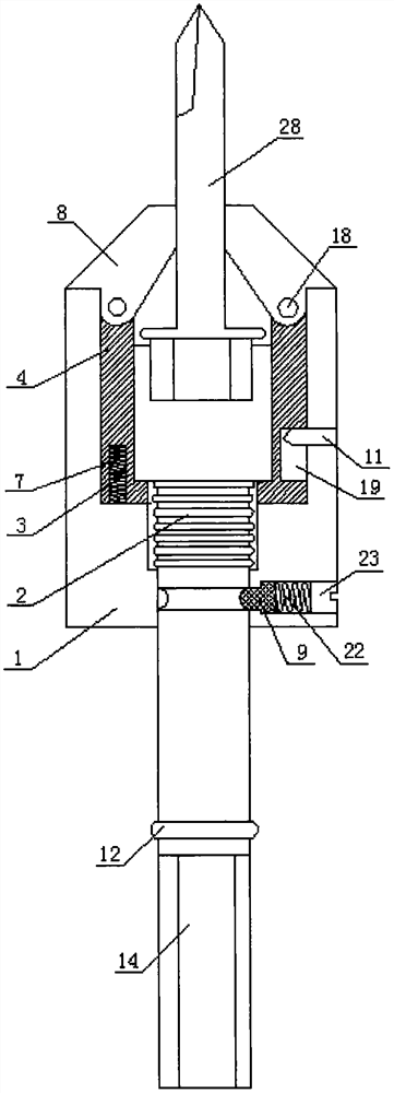 Self-drilling nail clamp