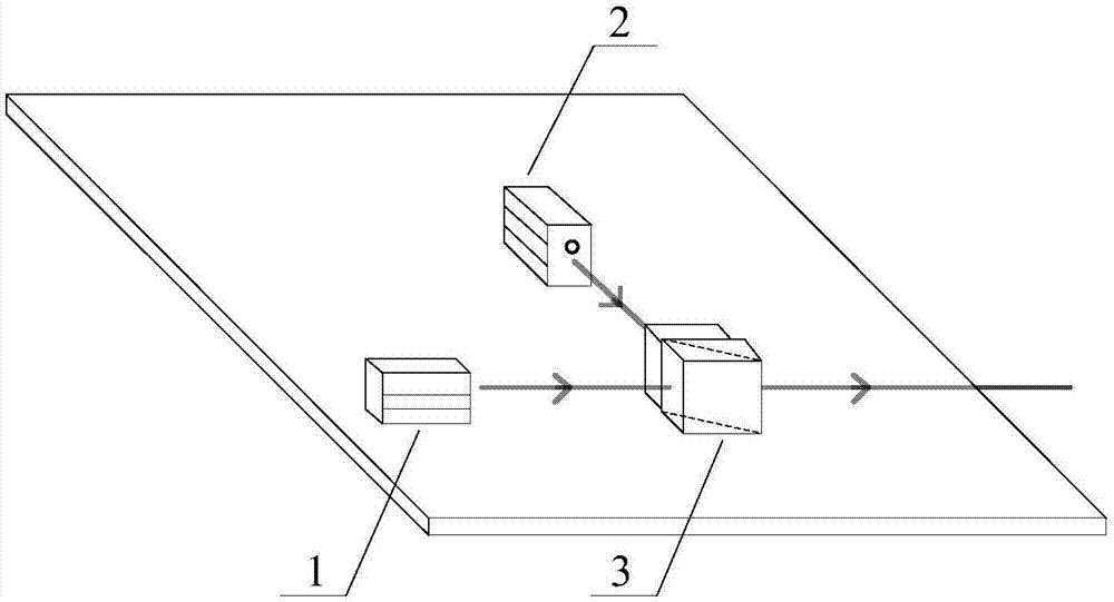 Device and method for adjusting laser polarization beam-combining optical path