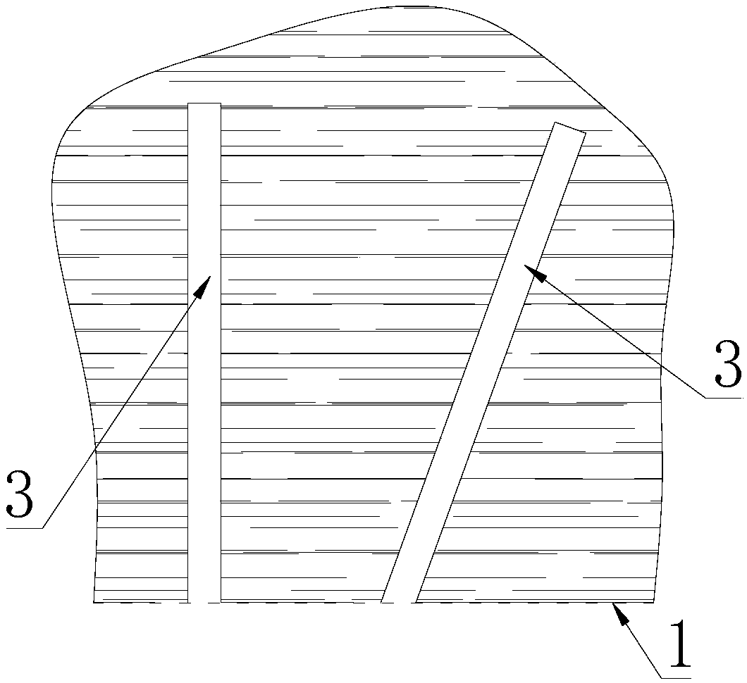 Mechanical rock breaking method for coal mine rock roadway