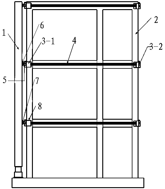 Prestressed hoop type swing wall connection assembly with no damage in consideration and implementation method of prestressed hoop type swing wall connection assembly