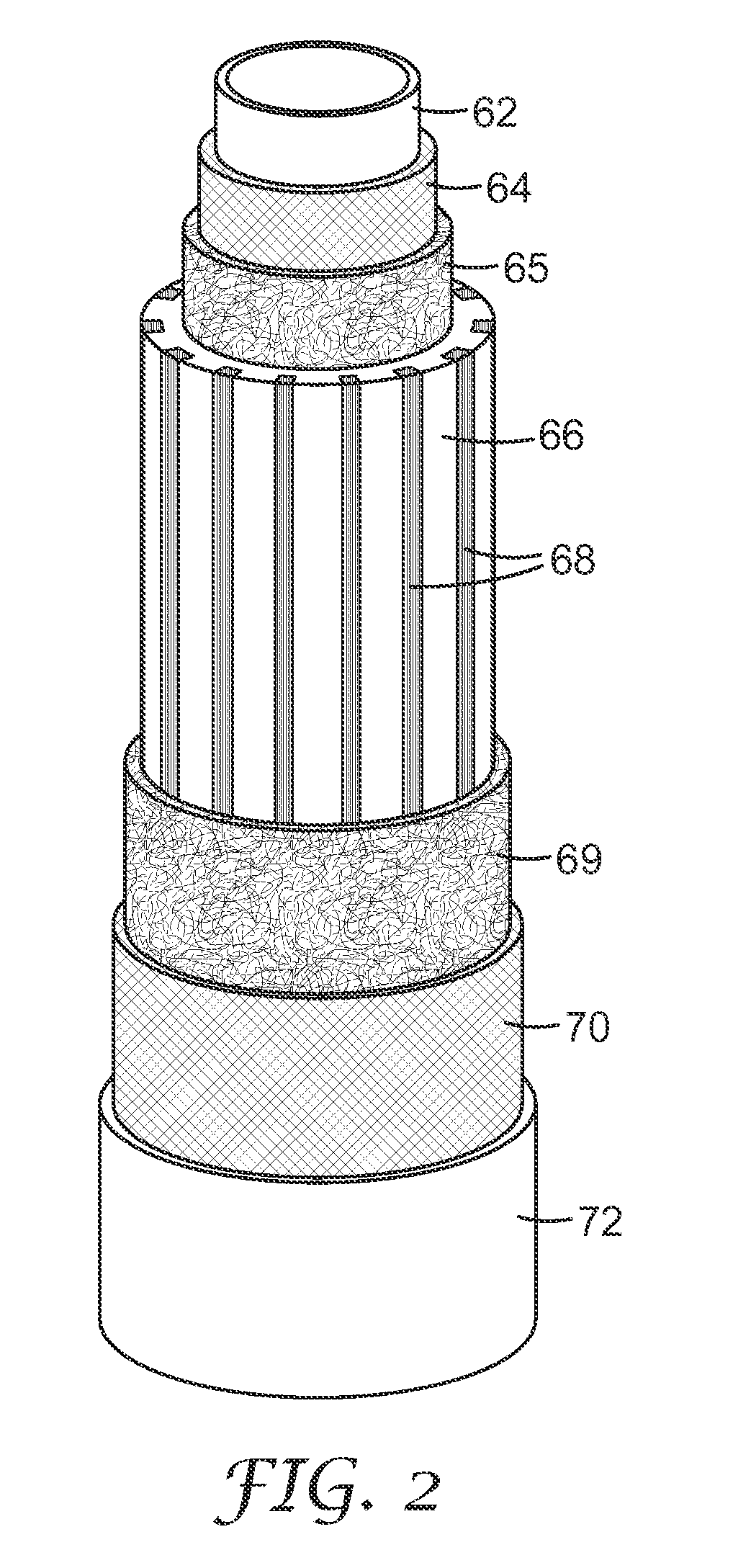 Sign post comprising composite material