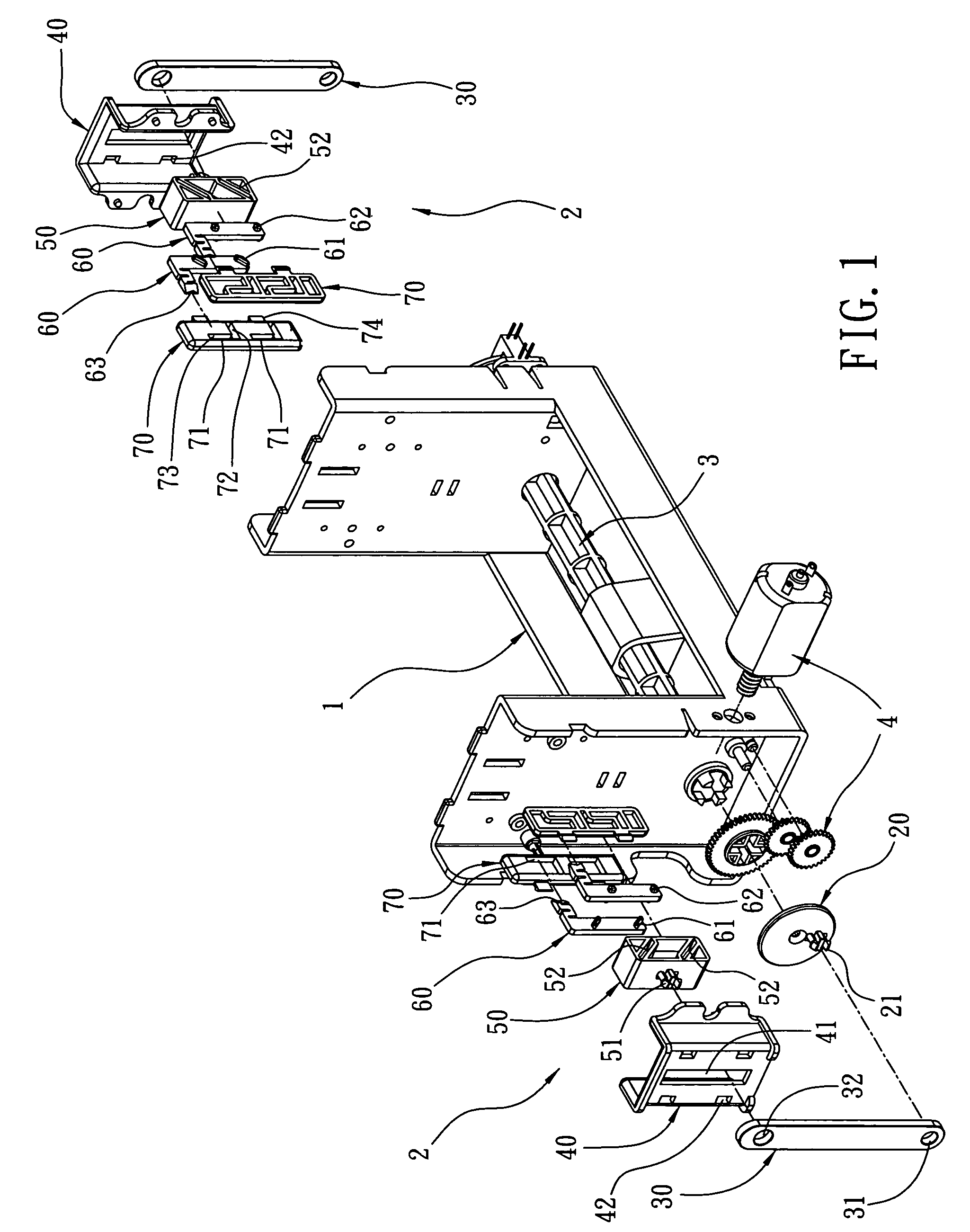 Automatic disk feeding device for disk duplication system and method thereof