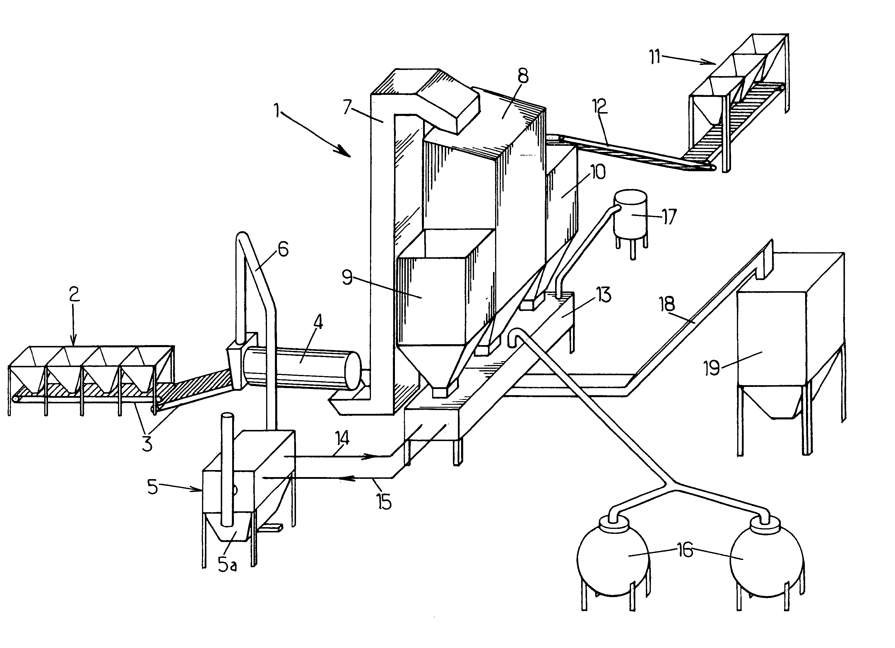 Method of manufacturing a bituminous coated aggregate mix