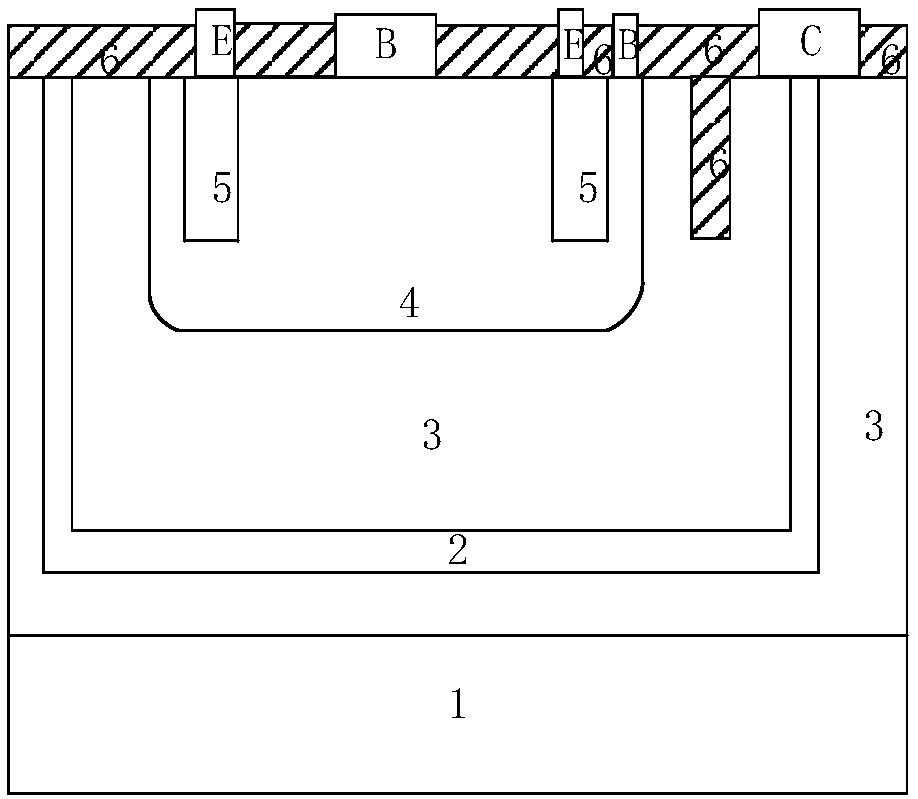 Withstand voltage bipolar transistor and manufacturing method thereof