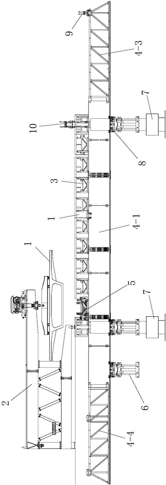 Segmental assembling box girder construction technology