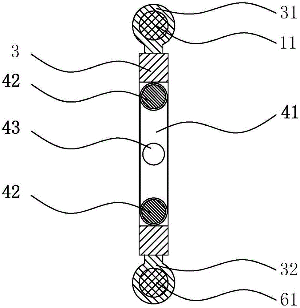 Rolling device for oil containment boom for oil contamination on sea surface