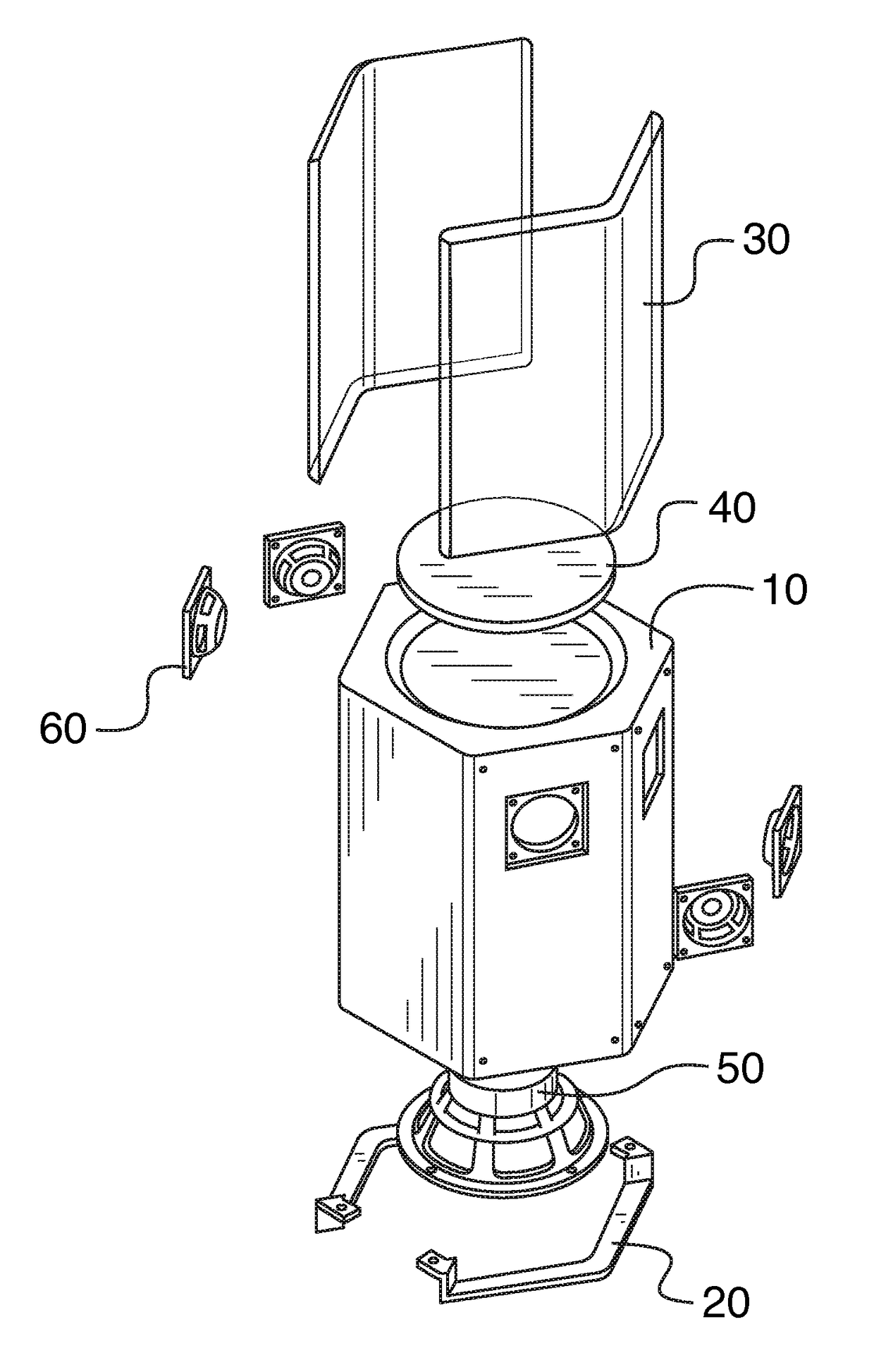 Honeycomb speaker system