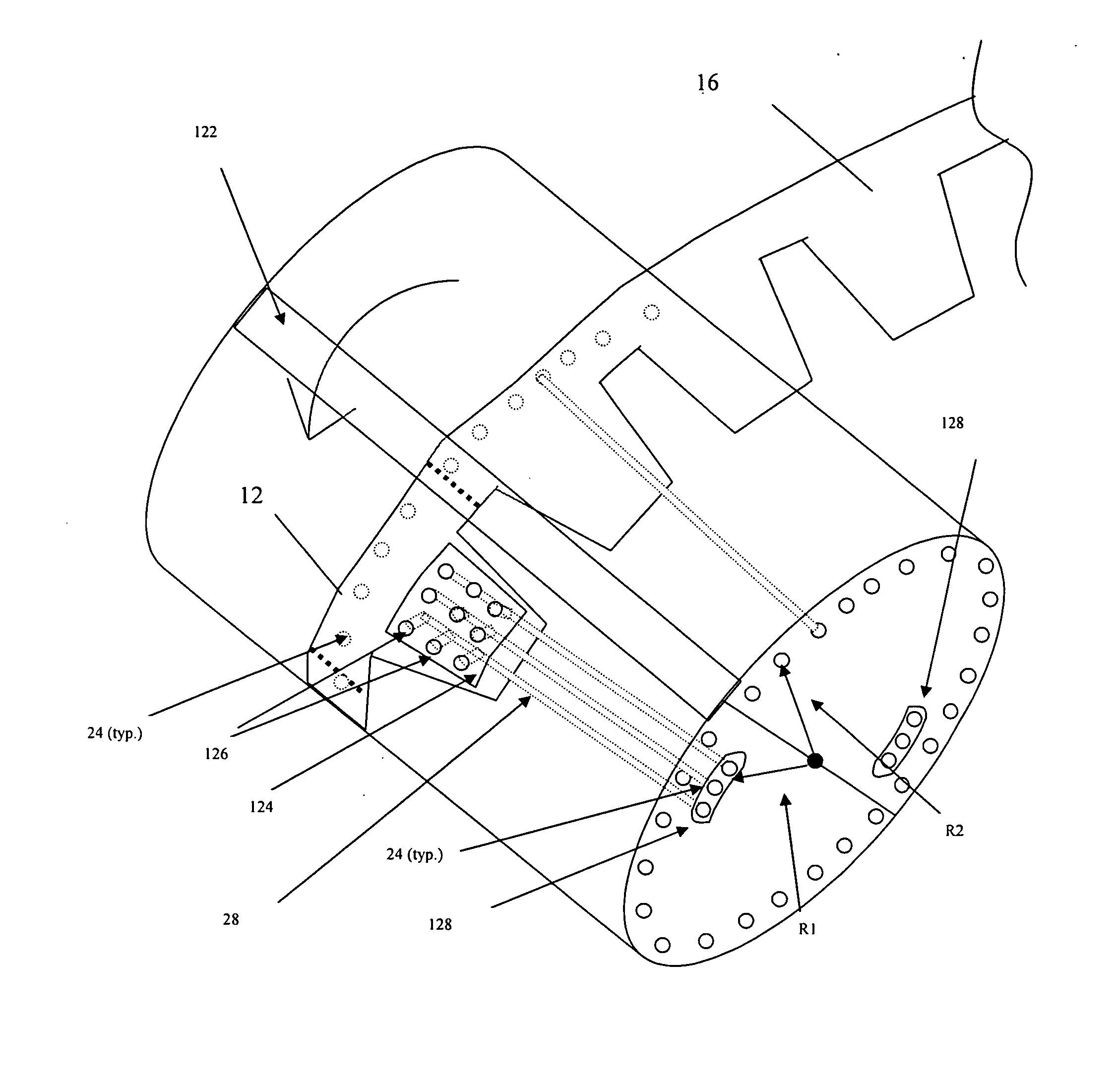 High speed vacuum porting