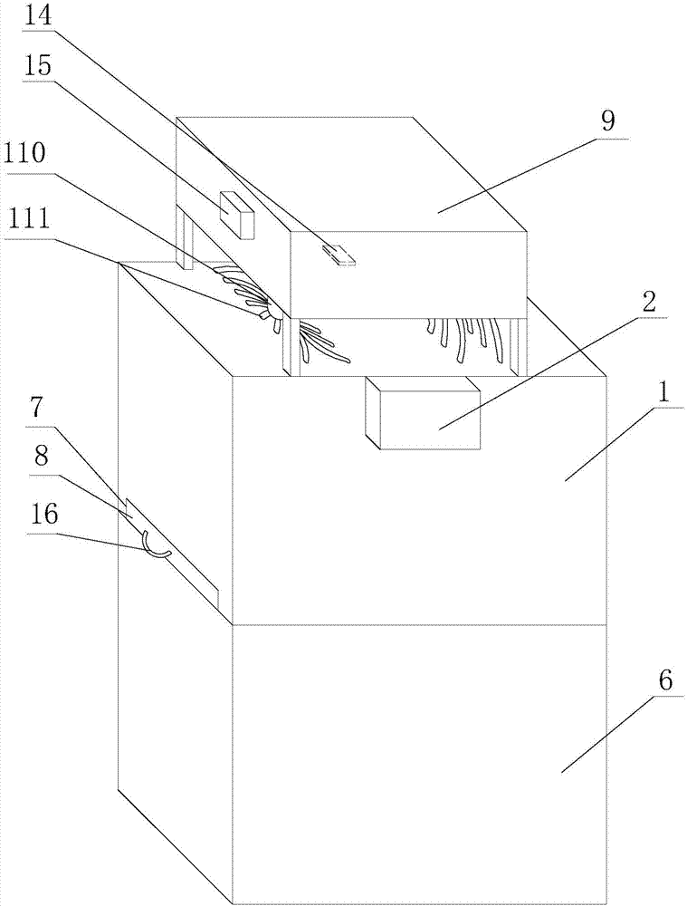 Electrostatic cooking fume treatment device capable of realizing automatic decontamination