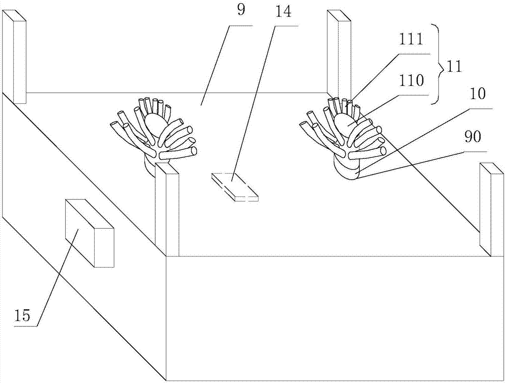 Electrostatic cooking fume treatment device capable of realizing automatic decontamination