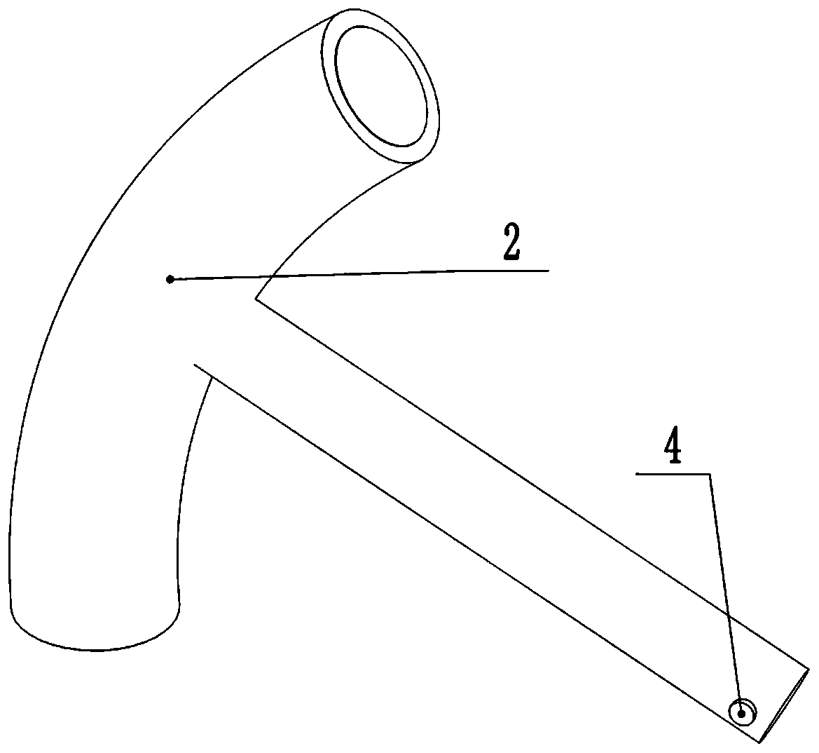 Arc-shaped puncture device and using method thereof