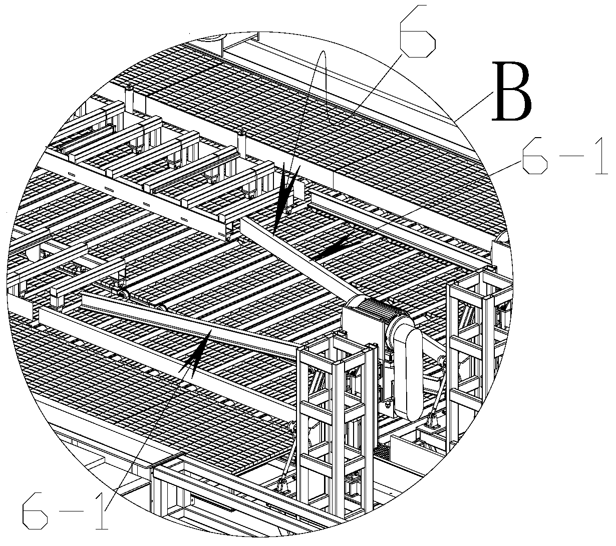 Efficient numerical-control saw cutting machining machine tool for aluminum metal plates