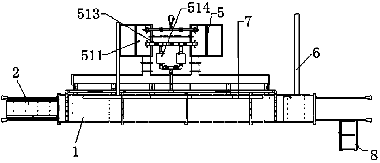 Tunnel type egg washing device