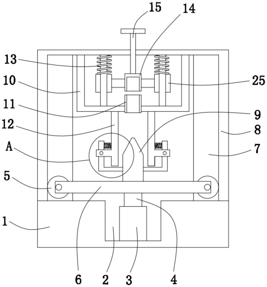 Pipe expanding device for bicycle handlebar production and use method thereof