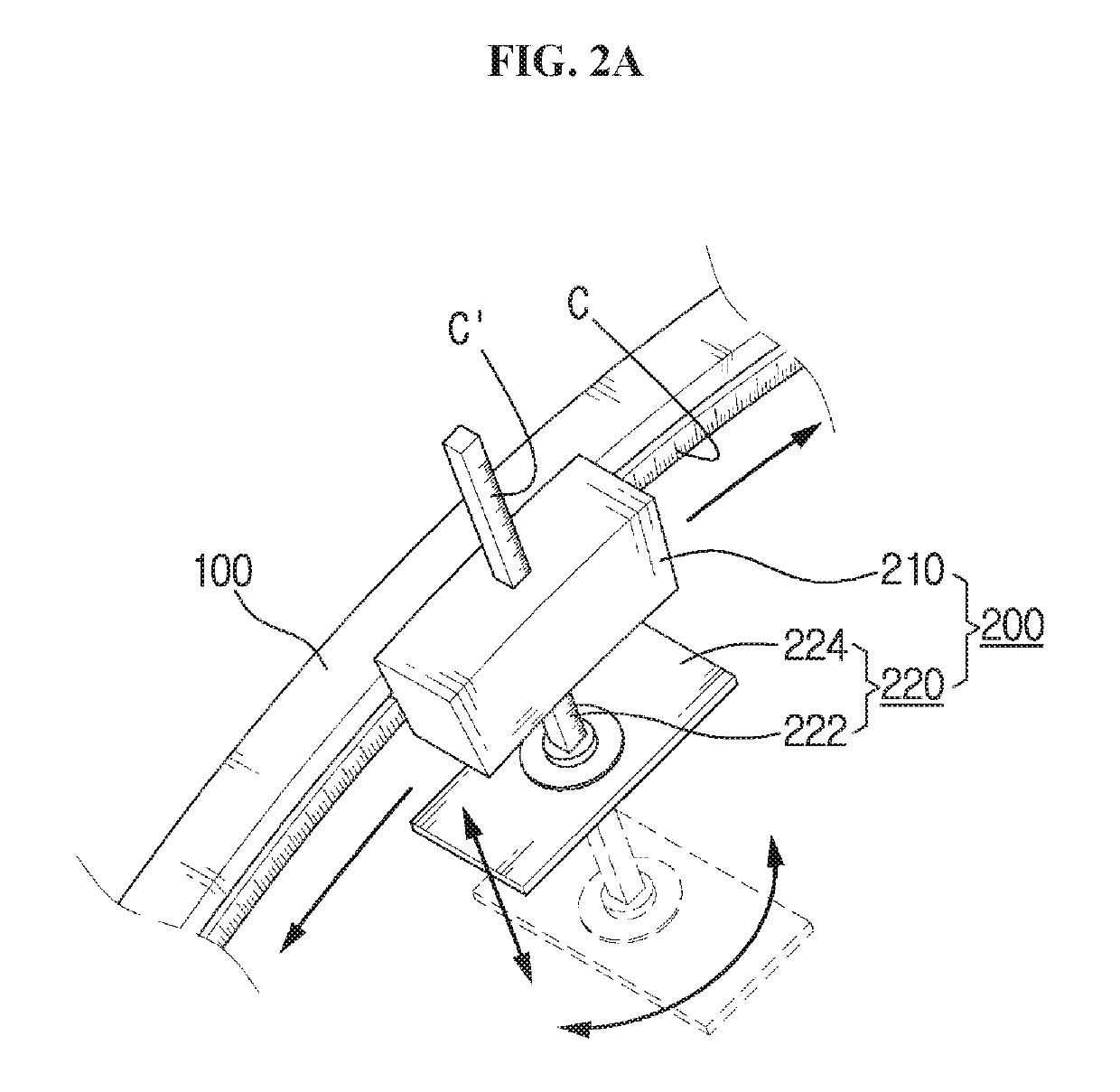 Apparatus for testing an object